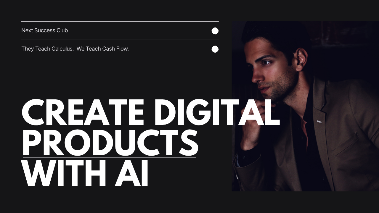 Create Digital Products With AI
