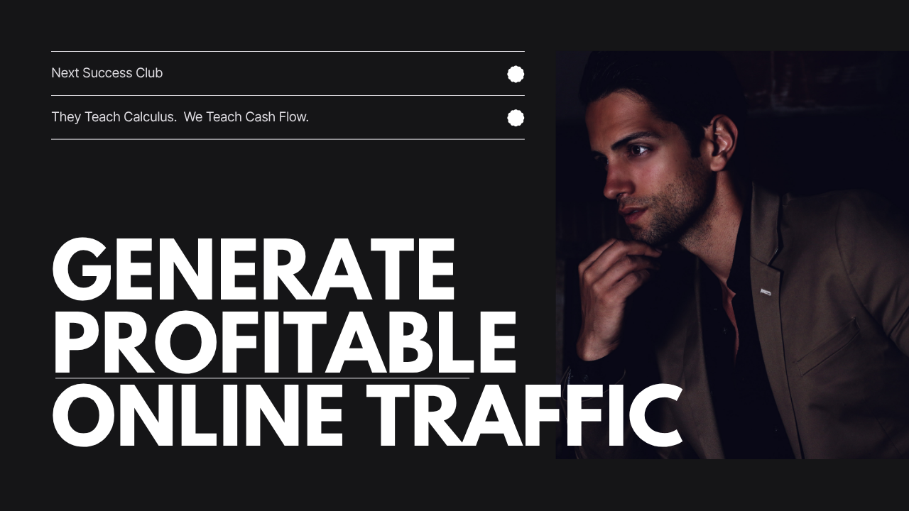 How To Generate Profitable Online Traffic