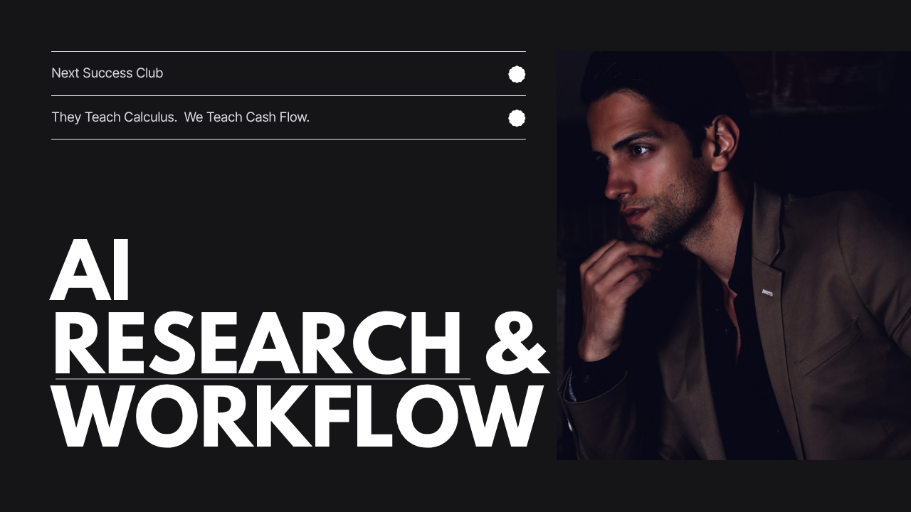 AI Research & Workflow